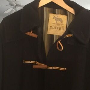 Men's Black Pea Coat